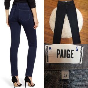 PAIGE Dark Blue Women's Jeans